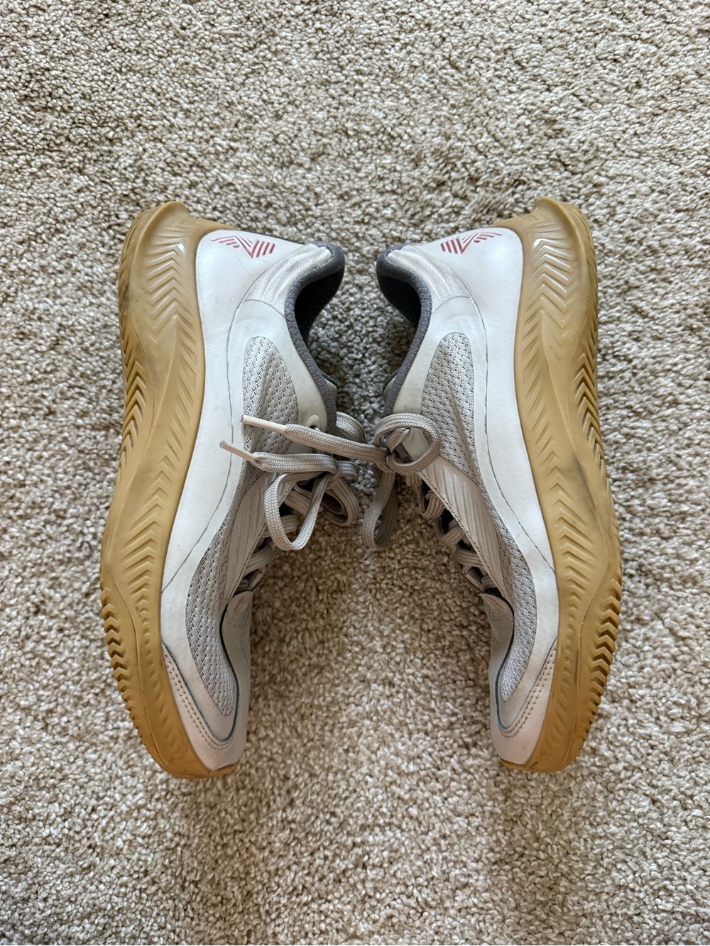 R.A.D Global V1 Leather Gray and Gum Sole CrossFit Sneakers Size W7.5/M6
